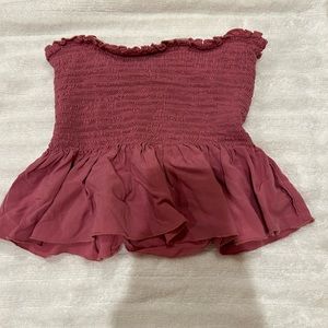 Garage pink tube top size xs